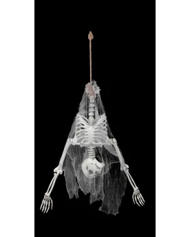 DECO SQUELETTE A L'ENVERS A SUSPENDRE  -30.00% appliqué lors de la ...