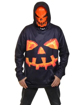 SWEAT ET MASQUE ADULTE TUEUR CITROUILLE  -30.00% appliqué lors de l...