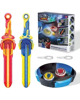 INFINITY NADO BATTLE SET 2 SABRES + AREN  Comprend 2 toupies et leu...