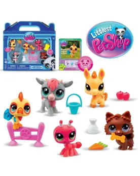 LITTLE PET SHOP PACK DE 5 FERME  5 Petshop sur le thème de la ferme...