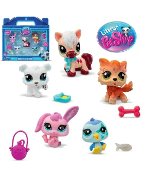 LITTLE PET SHOP PACK DE 5 HIVER  5 Petshop sur le thème de l'hiver ...