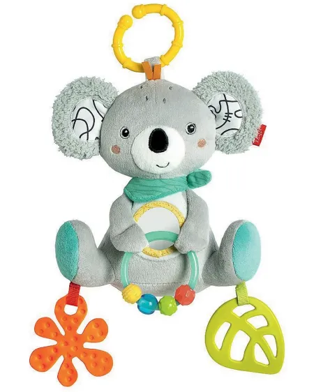 PELUCHE ACTIVITES KOALA  Avec anneaux de dentition, hochets, miroir...