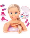 TETE A COIFFER + ONGLES + ACCES.  25 cm. Inclus : des accessoires c...