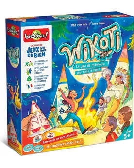 WIKOTI  Aide les indiens à retrouver leurs tipis. Un jeu de mémoire...