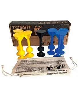 TOSSIT BLEU/JAUNE  Un jeu d'adresse jouable partout pour toute la f...