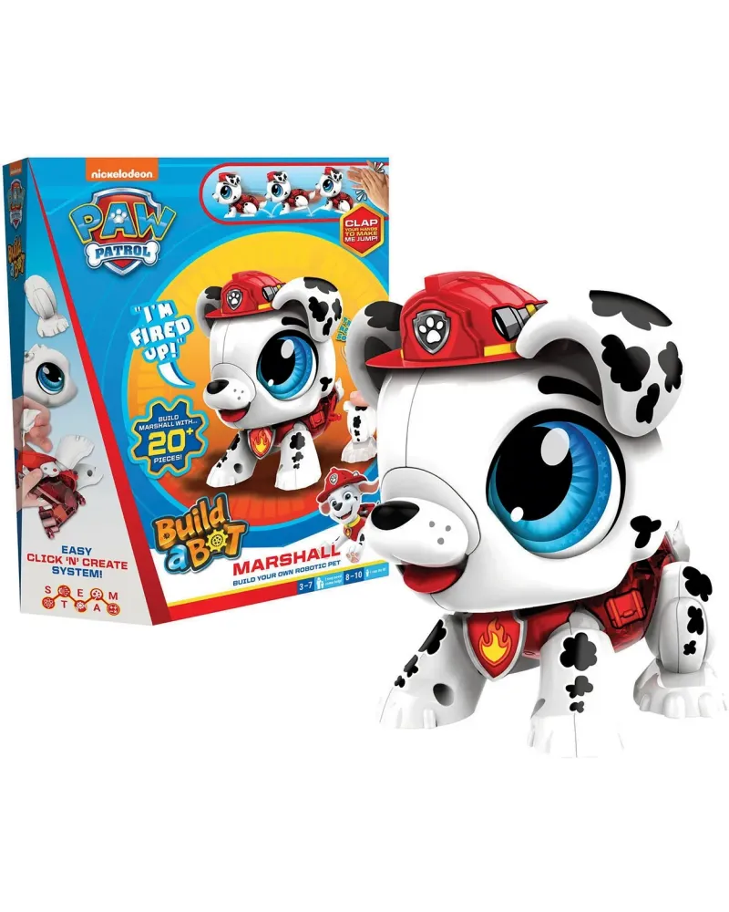 BUILD A BOT MARSHALL  20 pièces à assembler pour construire ton rob...