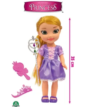 DISNEY PRINCESSE RAIPONCE 35CM + ACC.  Poupée accompagnée d'accesso...