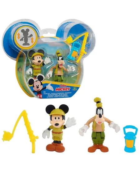 MICKEY BLISTER 2 FIGURINES 7.5CM  2 figurines articulées de 7,5 cm ...