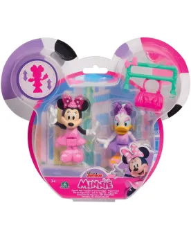 MINNIE BLISTER 2 FIGURINES 7.5CM  2 figurines articulées de 7,5 cm ...