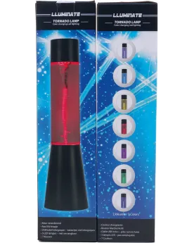 LAMPE TORNADO 32.5CM LEDS 4 COL.  33 H cm. Une lampe relaxante qui ...
