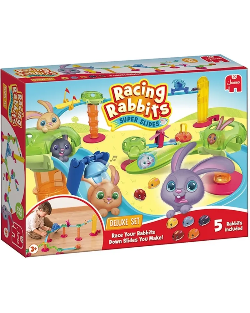 RACING RABBITS PISTE 75 PCES  Construis un circuit avec ascenseur, ...
