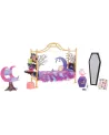 MONSTER HIGH CHAMBRE DE CLAWDEEN  Aménagée avec lit, bureau, frigo,...