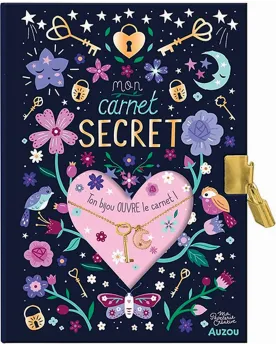 MON CARNET SECRET JOLI BIJOU  Le cadenas s'ouvre grâce à la clé du ...