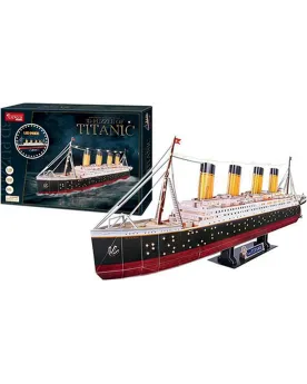 3D TITANIC ILLUMINE 88CM 266 PCES  266 pièces. 88 cm. MGM540051  Âg...