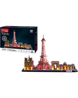 3D MONUMENTS DE PARIS 115 PCES  Puzzle lumineux de 115 pièces. 50 c...