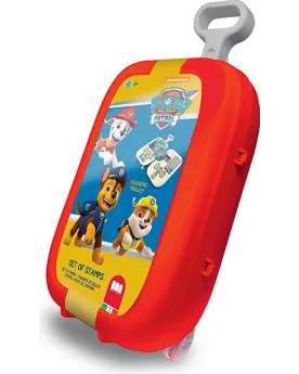 TROLLEY PAW MARQUEURS/TAMPONS/CRAYONS/BO  Contient 7 tampons, 18 fe...