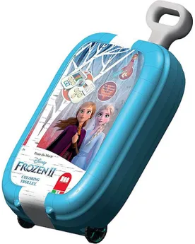 TROLLEY FROZEN MARQUEURS/TAMPONS/CRAYONS  Contient 7 tampons, 18 fe...