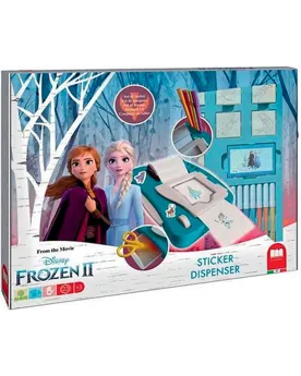 MACHINE STICKERS FROZEN + TAMPONS/MARQUE  Inclus : 7 tampons, 1 tam...