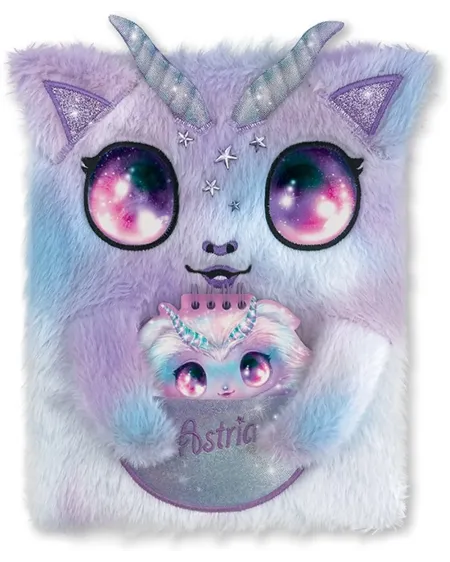 CAHIER DE NOTES PELUCHE 2 EN 1 ASTRIA  Ton animoulous préféré en ca...
