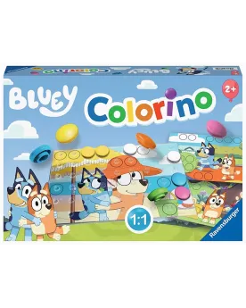 COLORINO BLUEY  Choisis une image colorée et place les gros pions c...