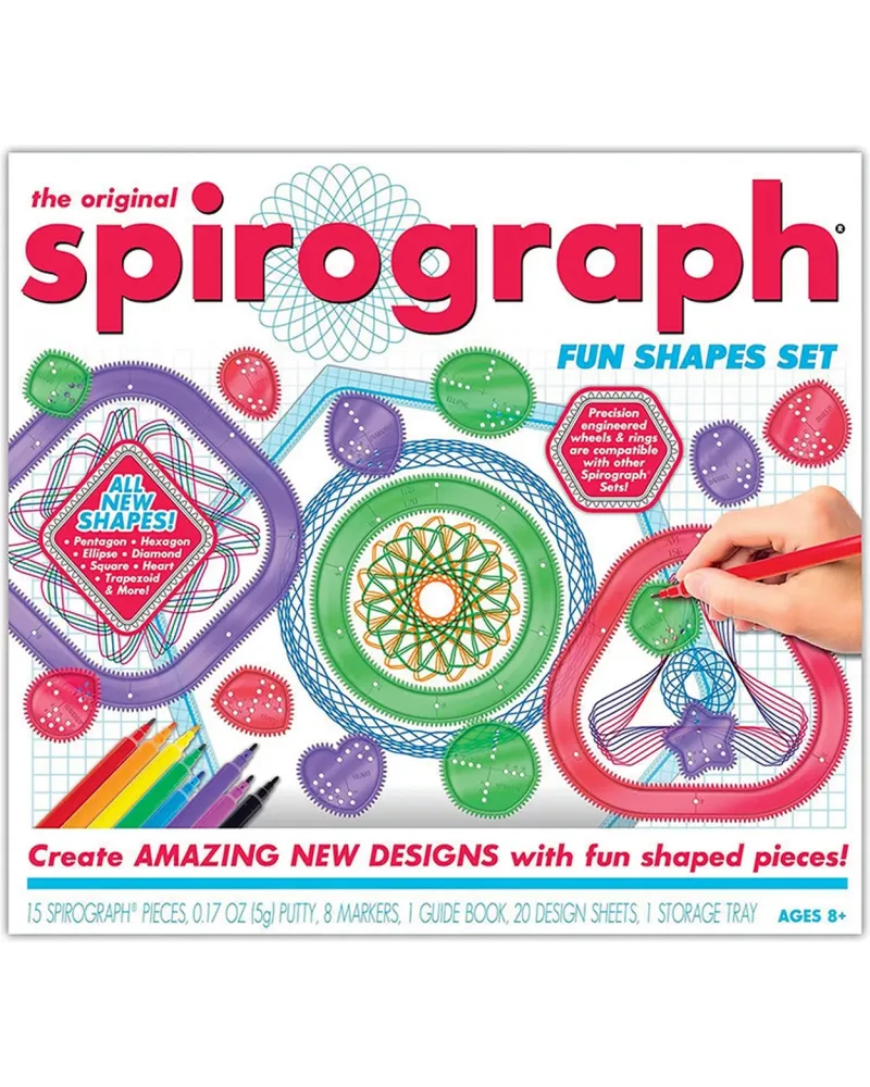SPIROGRAPH FORMES ORIGINALES  Réalise des motifs avec des roues. 3 ...