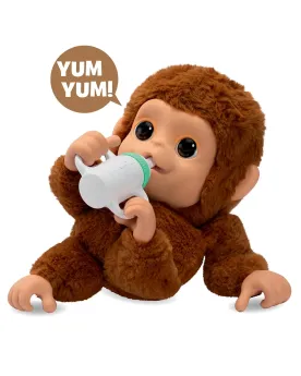 MY BABY MONKEY INTERACTIF Adopte un bébé singe ! Berce-le, nourris-...