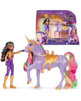 UNICORN ACADEMY SOPHIA&WILDSTAR LUMIERE  La licorne illumine le sol...