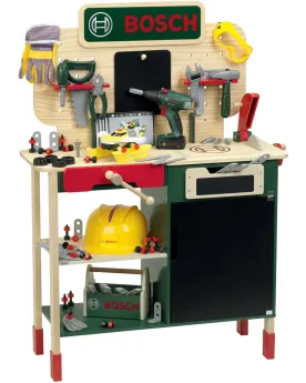 ETABLIE BOIS BOSCH + ACC. PERCEUSE ELEC Réglable en hauteur. Le pla...