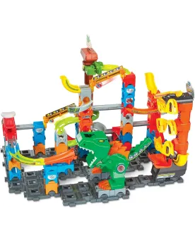 MARBLE RUSH DINO ADVENTURE Construis une piste à billes magnétique ...