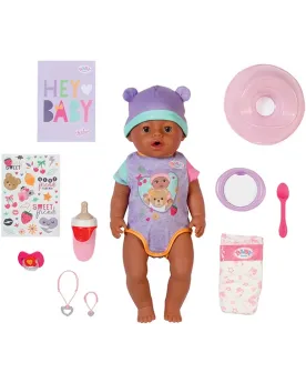 BABY BORN INTERACTIF ETNIC EVA 43CM  43 cm. 10 fonctions. Il intera...