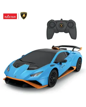 R.C. 1/24 LAMBORGHINI HURACAN BLEUE  2.4 GHz. Toutes fonctions. Plu...