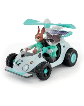 1000 BORNES CHALLENGE QUINN&CHARLIE  1 véhicule et 2 figurines arti...