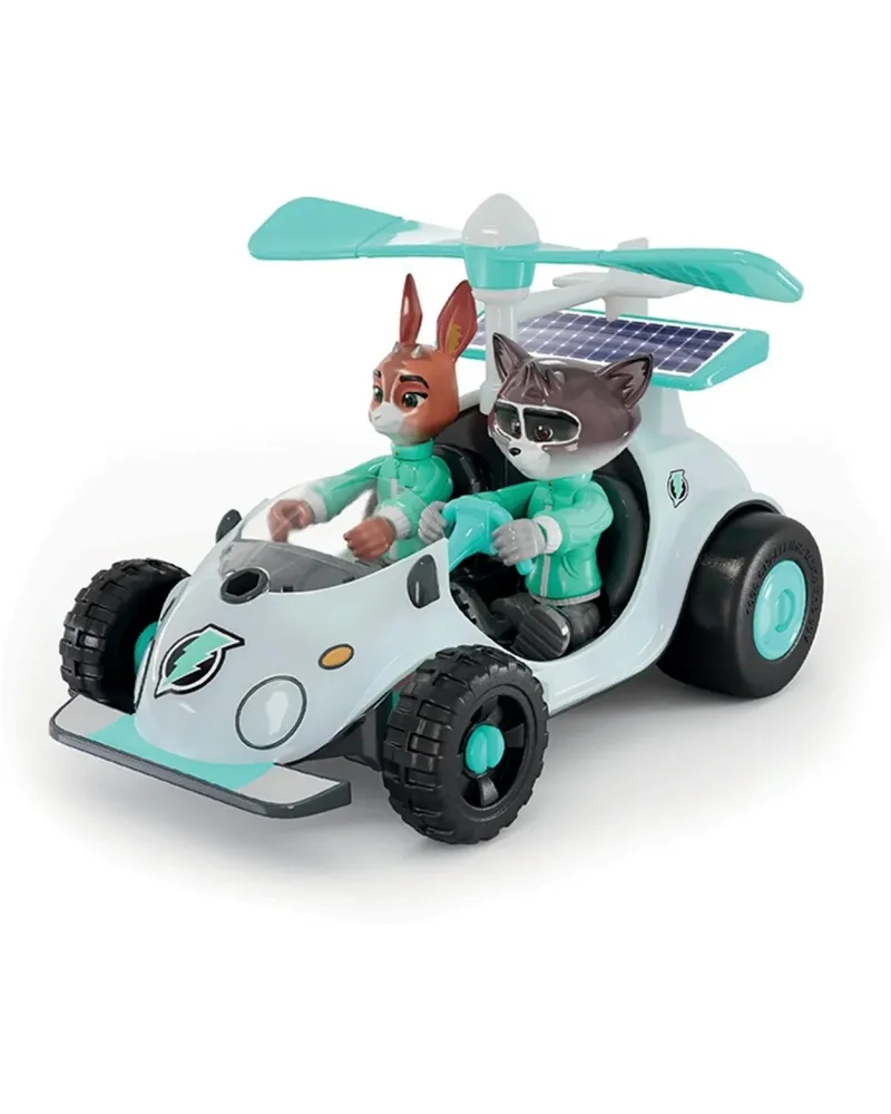 1000 BORNES CHALLENGE QUINN&CHARLIE  1 véhicule et 2 figurines arti...