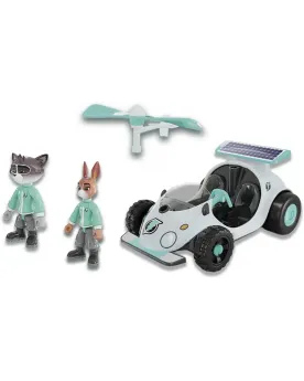 1000 BORNES CHALLENGE QUINN&CHARLIE  1 véhicule et 2 figurines arti...