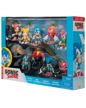 SONIC PACK DE 10 FIGURINES  6 cm. JAK416124 JAKKS Âge Minimum: 6A -...