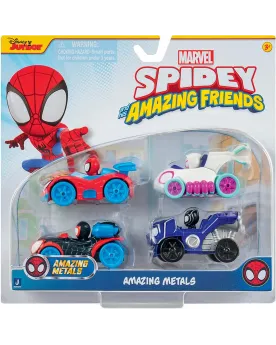 SPIDEY PACK DE 4 VEHICULES DIE CAST   JAZSNF0200  Âge Minimum: 3A -...