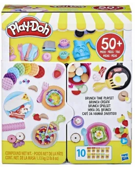 PLAY DOH BRUNCH TIME  Pour créer des ufs, des gaufres, des fruits,...