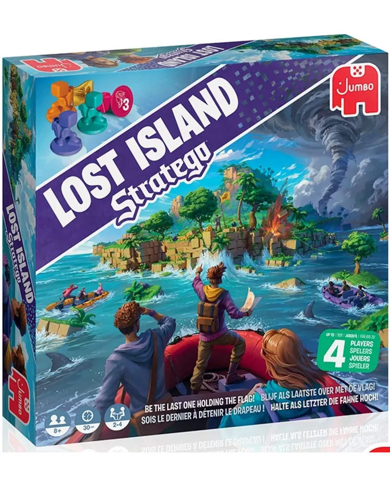 STRATEGO LOST ISLAND Le but est de trouver le drapeau sur l'île per...