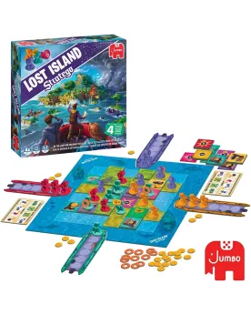 STRATEGO LOST ISLAND Le but est de trouver le drapeau sur l'île per...