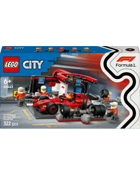 ARRET AU STAND DE F1 - VOITURE FERRARI   LEG60443 LEGO Coup de coeu...
