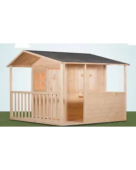 MAISON COTTAGE 183/183/148  Plancher et terrasse, 183 x 183 x 148 H...