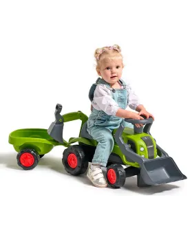 TRACTOPELLE PORTEUR CLASS + EXCA + REMO  Pelle frontale et excavatr...