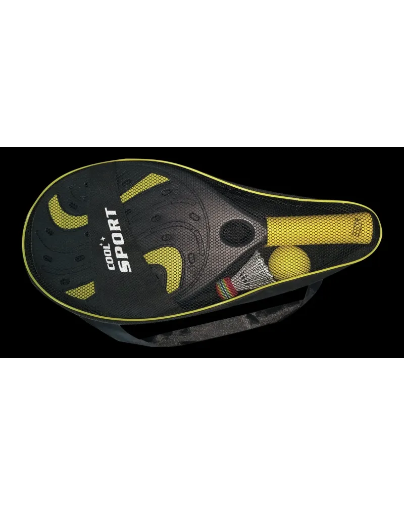 HOUSSE RAQUETTES PADEL BALLE MOUSSE/VOLA  Housse avec 2 raquettes, ...