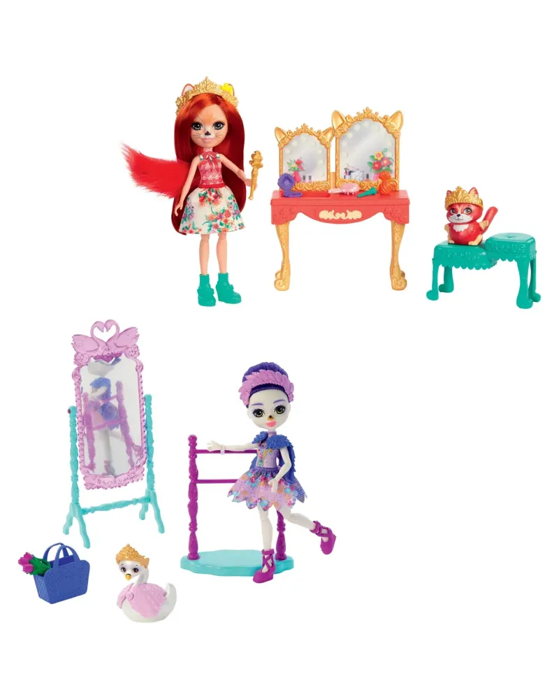 ENCHANTIMALS COFFRET HISTOIRE  1 poupée de 15 cm, des animaux et de...