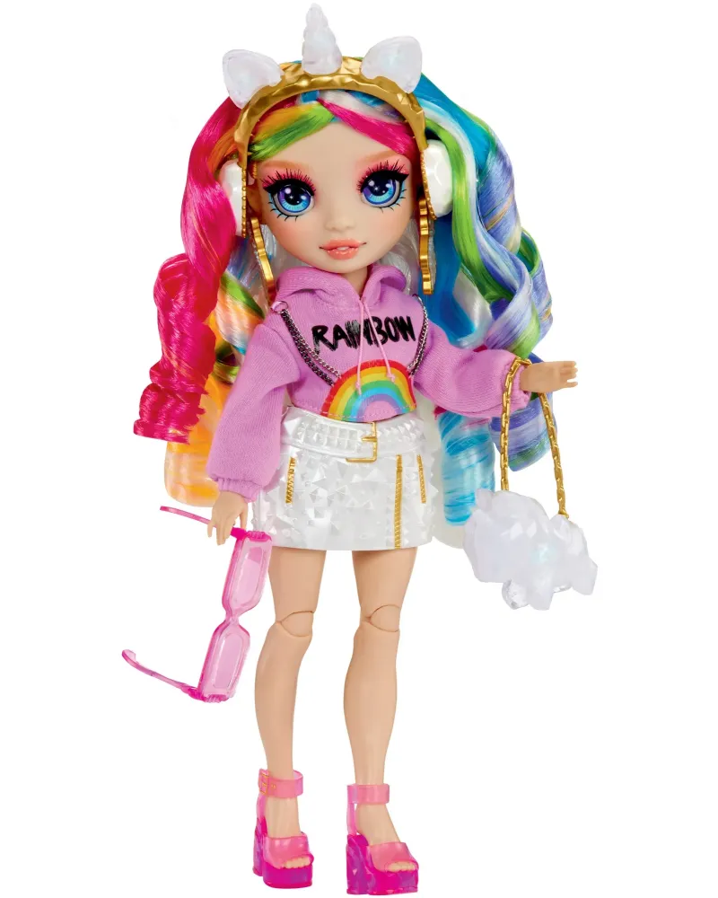 RAINBOW HIGH CRYSTAL FASHION AMAYA  27 cm. Articulée. 1 kit de fabr...