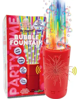 FONTAINE MULTICOLORE A BULLES Remplis d'eau, appuie sur le bouton e...