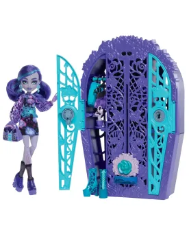 MONSTER HIGH SECRETS TWYLA  Ouvre le dressing et découvre une poupé...