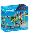 PIRATE AVEC ARBALETE, FLECHE ET POISSONS   PMB71795 PLAYMOBIL Âge M...