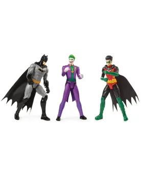 BATMAN PACK DE 3 PERS. 30CM  30 cm. Articulées. SPN6064967 SPINMAST...