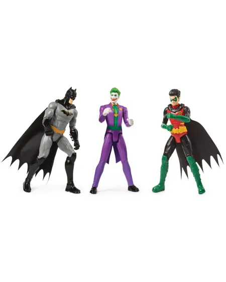 BATMAN PACK DE 3 PERS. 30CM  30 cm. Articulées. SPN6064967 SPINMAST...